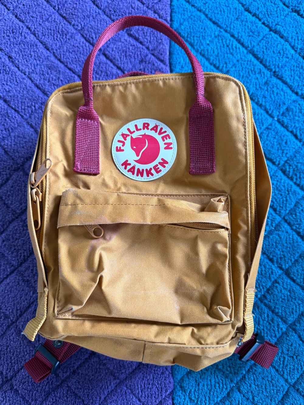Fjall Raven Kanken kids Mini Backpack -mustard